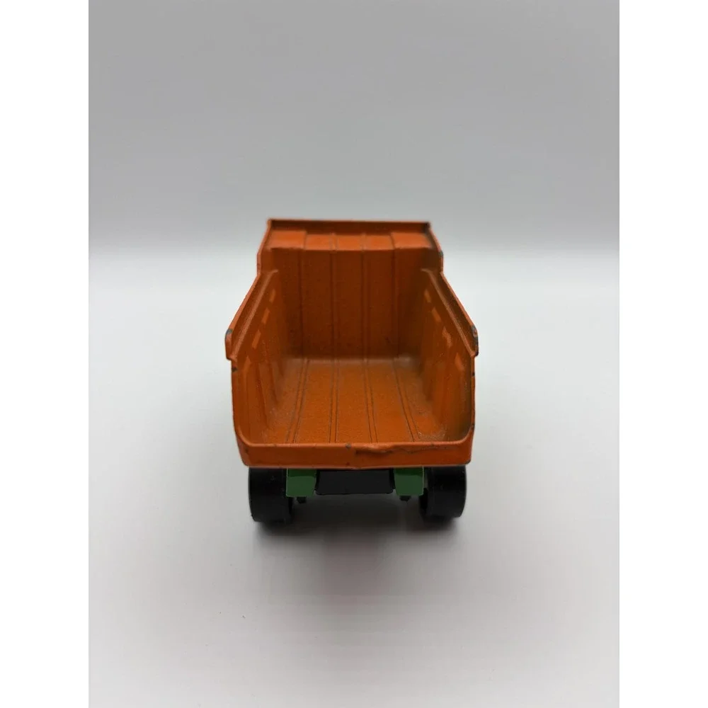 Tootsietoy Green Orange Dump Truck Diecast Toy Mini Construction Vehicle USA